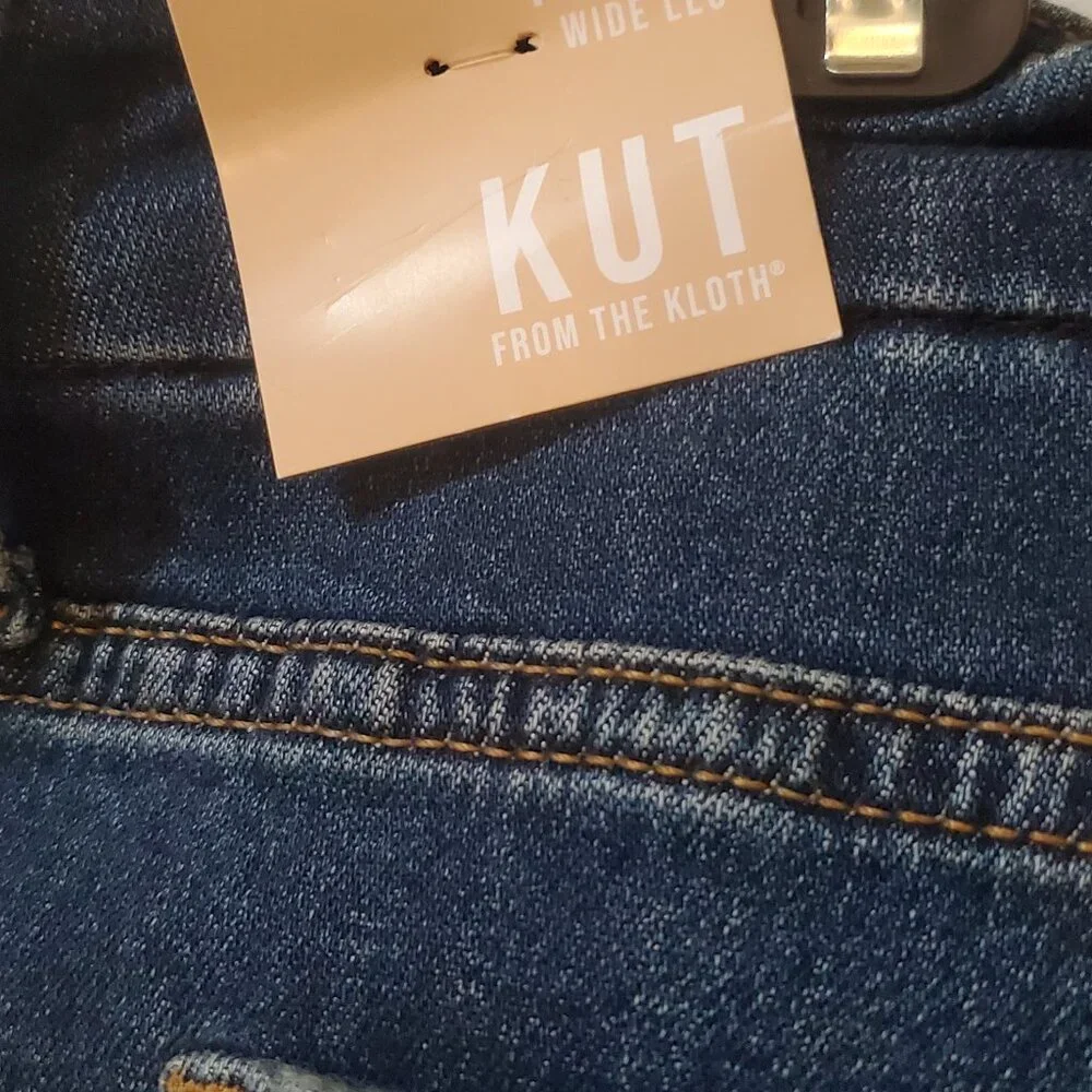 Kut from the Kloth - Meg High Rise Wide Leg Jean - Picture 7 of 8